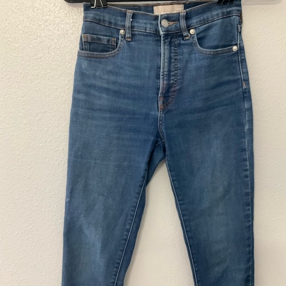 Everlane high rise skinny jeans blue size 24 - Picture 3 of 10